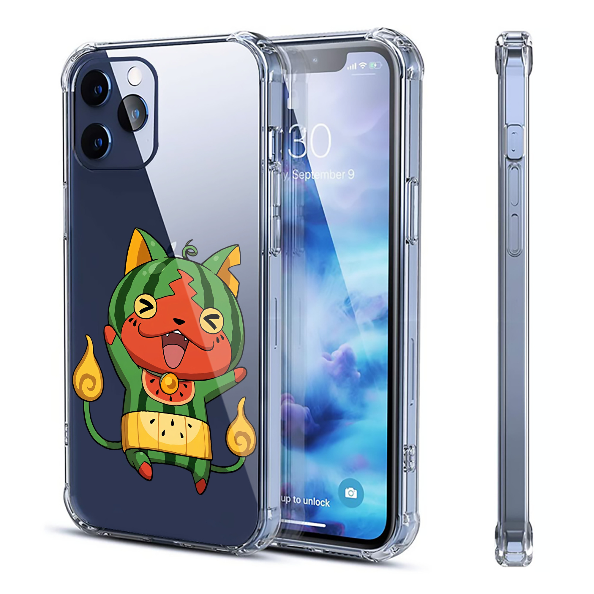 （画像用） 妖怪ウォッチ Yo-kai Watch 【iPhone 12シリーズ対応】透明スマホケース（クリアソフトケース）